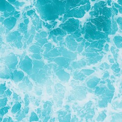 Obraz premium Vibrant turquoise ocean waves create a soothing and refreshing visual, showcasing the beauty of water and nature.