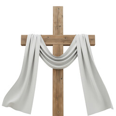 cross with thorn cloth holy week