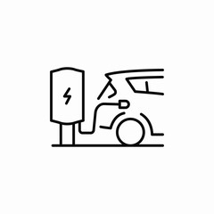 charger car connect icon sign vector