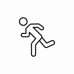 hurry running icon sign vector