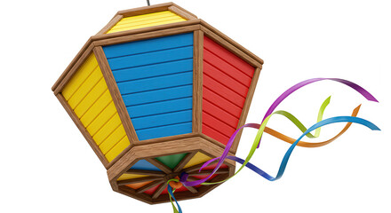 balloon 3d render festa junina transparent background