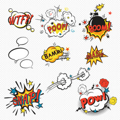 comic book explosion