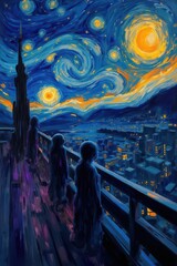 Fototapeta premium woman in the city picture 