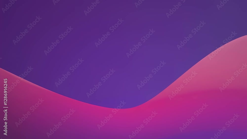 Poster purple and pink abstract wave background. smooth gradient curves. minimalist design for modern prese