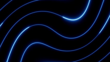 Neon abstract laser light. glowing laser line moving on black background. security concept laser light protection illustration background.