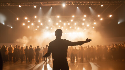 Talent show with performers demonstrating diverse unique skills