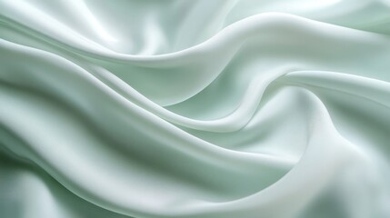 Obraz premium Seafoam green linen fabric texture