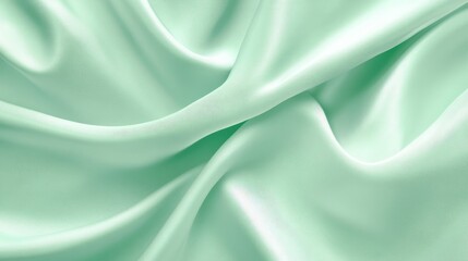 Obraz premium Seafoam green linen fabric texture