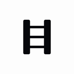 climb ladder icon sign vector