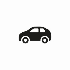 compact vehicle car icon sign vector