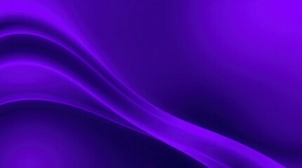 Fototapeta premium A vibrant purple gradient with smooth, flowing curves creates a visually striking abstract background.