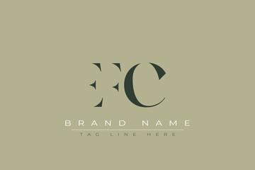 EFC abstract letter logo design. This logo is designed by three abstract letters.