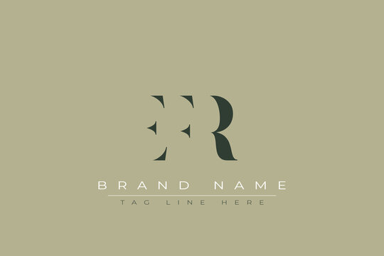 EFR abstract letter logo design. This logo is designed by three abstract letters.