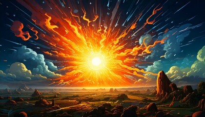 Generated image : temp&ecirc;te solaire