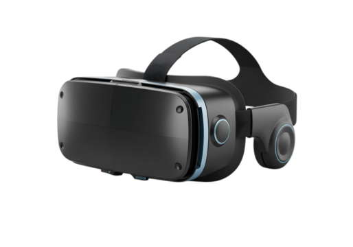 Virtual reality headset png, VR isolated on transparent background