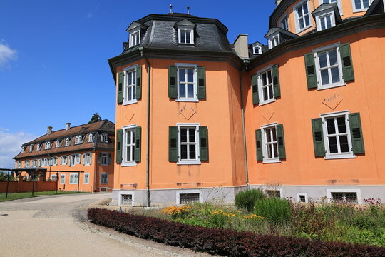 Blick auf die Eremitage in Wagh&auml;usel