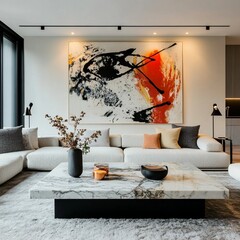 Modern minimalist decorations with 8K HD, ultra realistic quality
