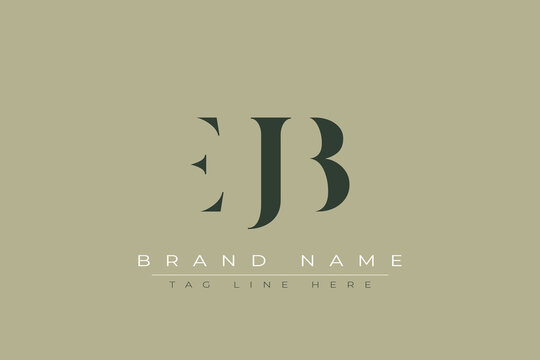 EJB abstract letter logo design. This logo is designed by three abstract letters.