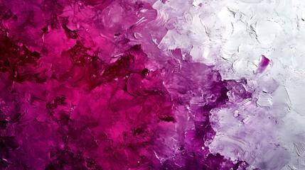 Fototapeta premium Purple and White Impasto Acrylic Painting Texture AI Generated