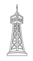 tv tower sketch 