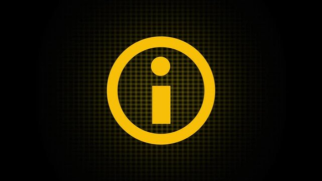 Neon help desk icon color glowing animated black background. Help desk in circle shape icon animation