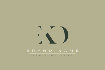 EKD abstract letter logo design. This logo is designed by three abstract letters.