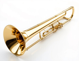Obraz premium Golden Brilliance: The Majestic Sound of the Trombone