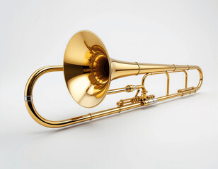 Obraz premium Golden Brilliance: The Majestic Sound of the Trombone