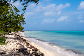 Beach in Barker's National Park on Cayman Islands