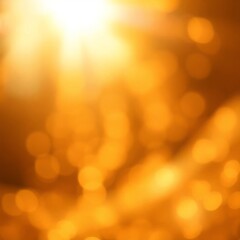 Obraz premium Generative AI Golden Bokeh Abstract Warm Background golden bokeh lights yellow abstract background blurred warm dreamy inspirational magic warmth positive - Enhance designs.