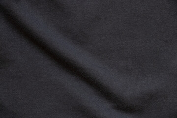 Plain black cotton fabric as background , black clothes