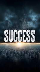 success behind the storm film banner movie poster