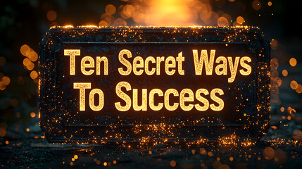 banner clickbait ten secret ways to success