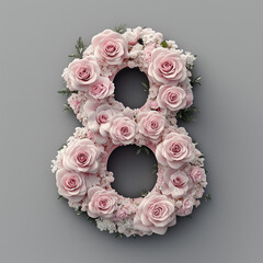 Happy Women's Day Silhouette