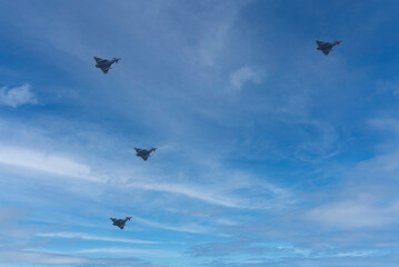 airplane in the sky