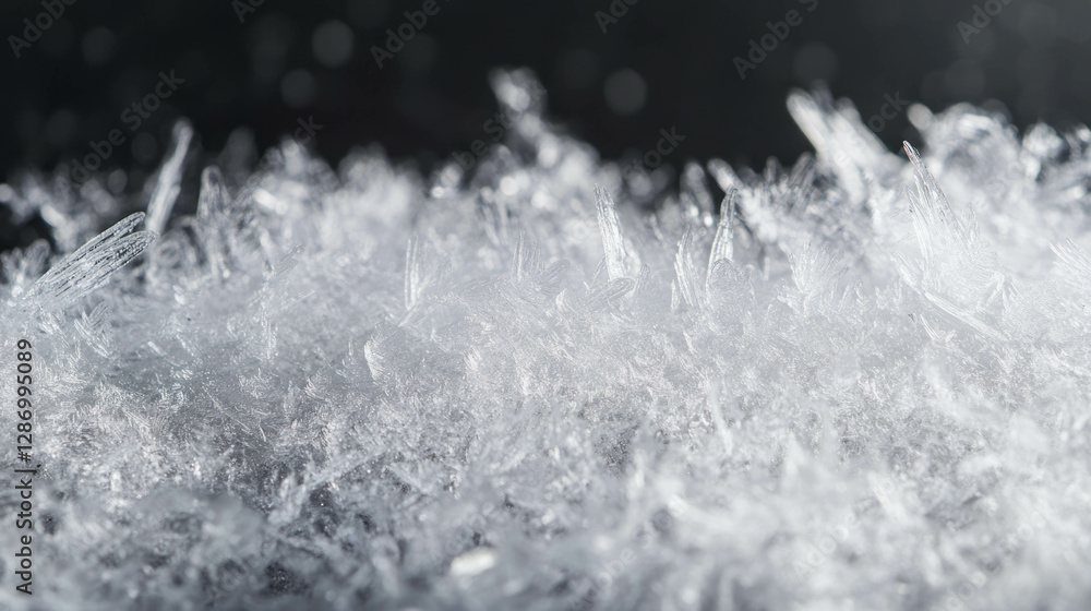 Aufkleber frozen fog background with soft diffused light for winter designs