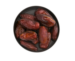 plate with dates on white background