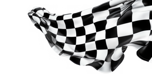 Checkered flag, race flag background 
