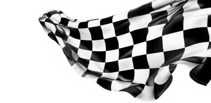 Checkered flag, race flag background 
