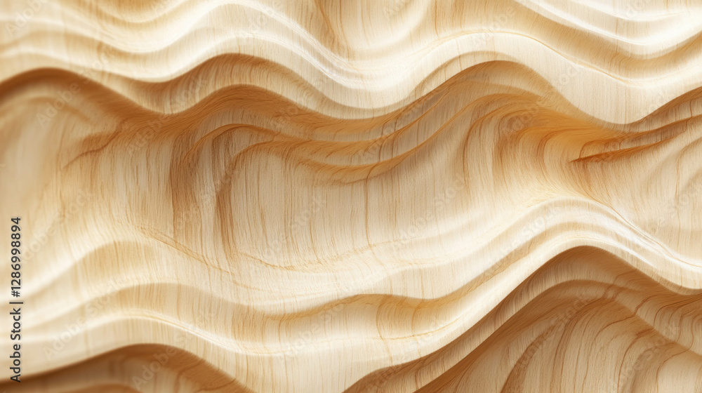 Poster smooth acacia texture with fine pores for natural design projects