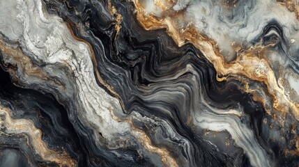 Abstract Marble Gold Texture Background