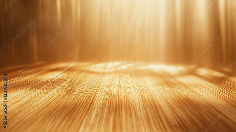 Aufkleber Warm beech wood texture with soft textured background for design projects