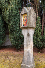 Pilgrimage Church of the Assumption of the Virgin Mary in the village of Kajov in the South Bohemian Region, Czech Republic