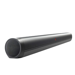 A Futuristic Ultra Slim Soundbar with Minimal Design Isolated on Transparent Background