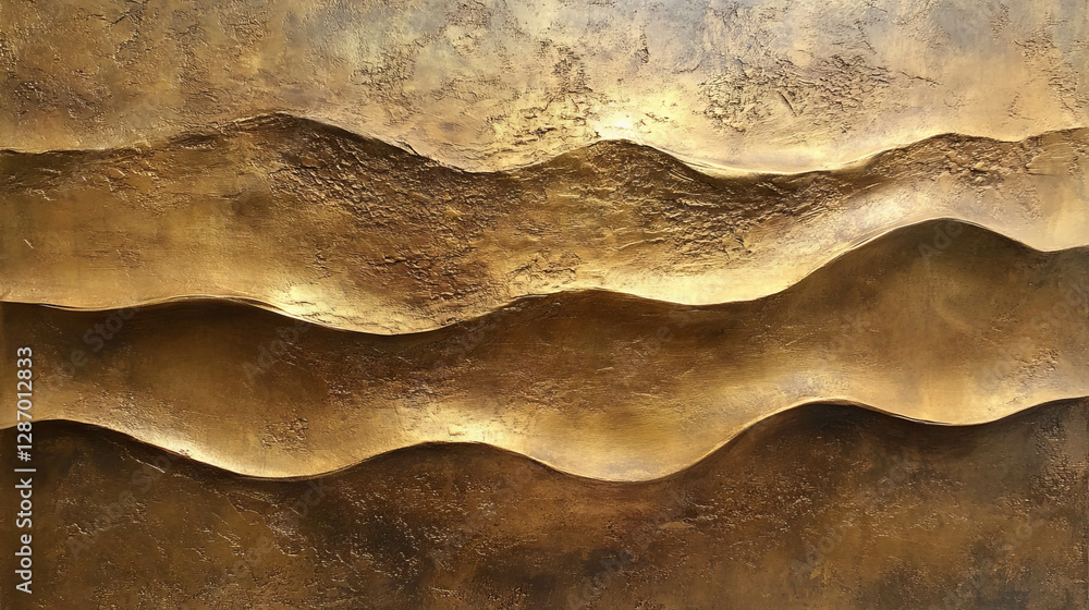 Poster abstract bronze texture with fine sand and subtle layers for artistic design