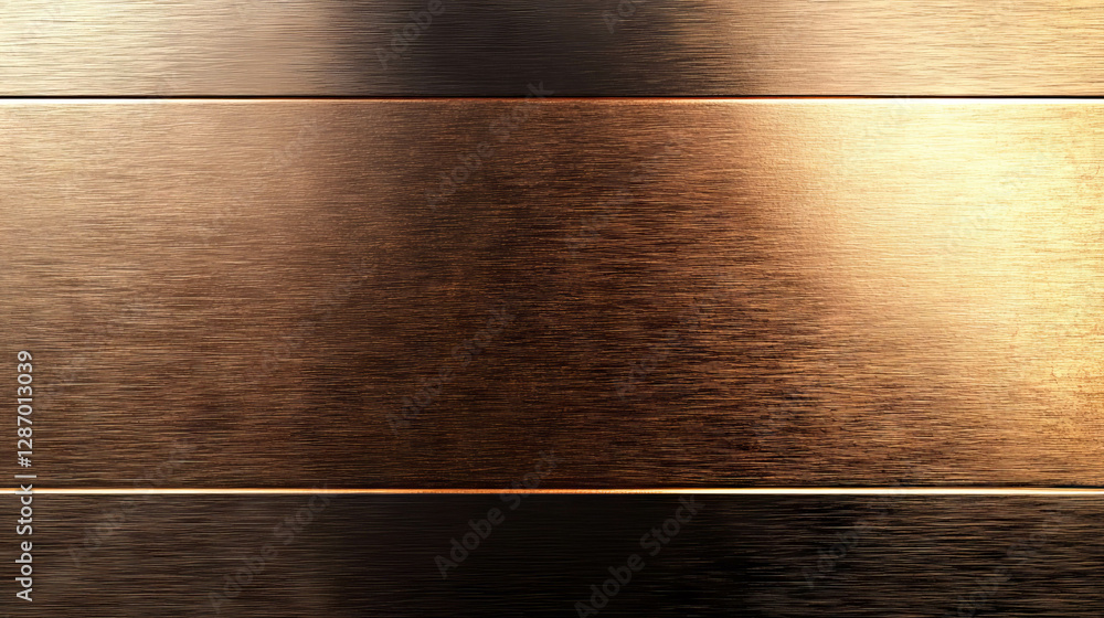 Poster polished bronze texture with smooth edges for design and decoration concepts