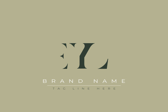 EYL abstract letter logo design. This logo is designed by three abstract letters.
