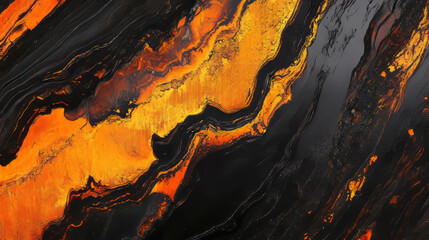 Vibrant cocobolo wood texture with orange and black striations for design and decor