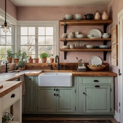 minimalist kitchen space