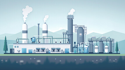 Obraz premium Infographic comparing different hydrogen production methods and their CO2 emissions, featuring Green, Blue, and Gray Hydrogen in a clean, modern design.